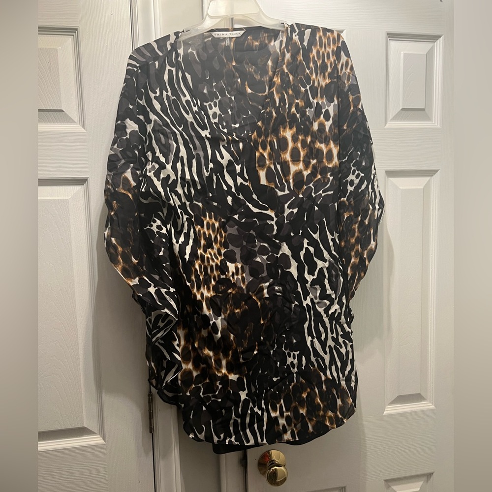 TRINA TURK CHEETAH DRESS